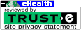eHealth reviewed by TRUSTe site privacy statement